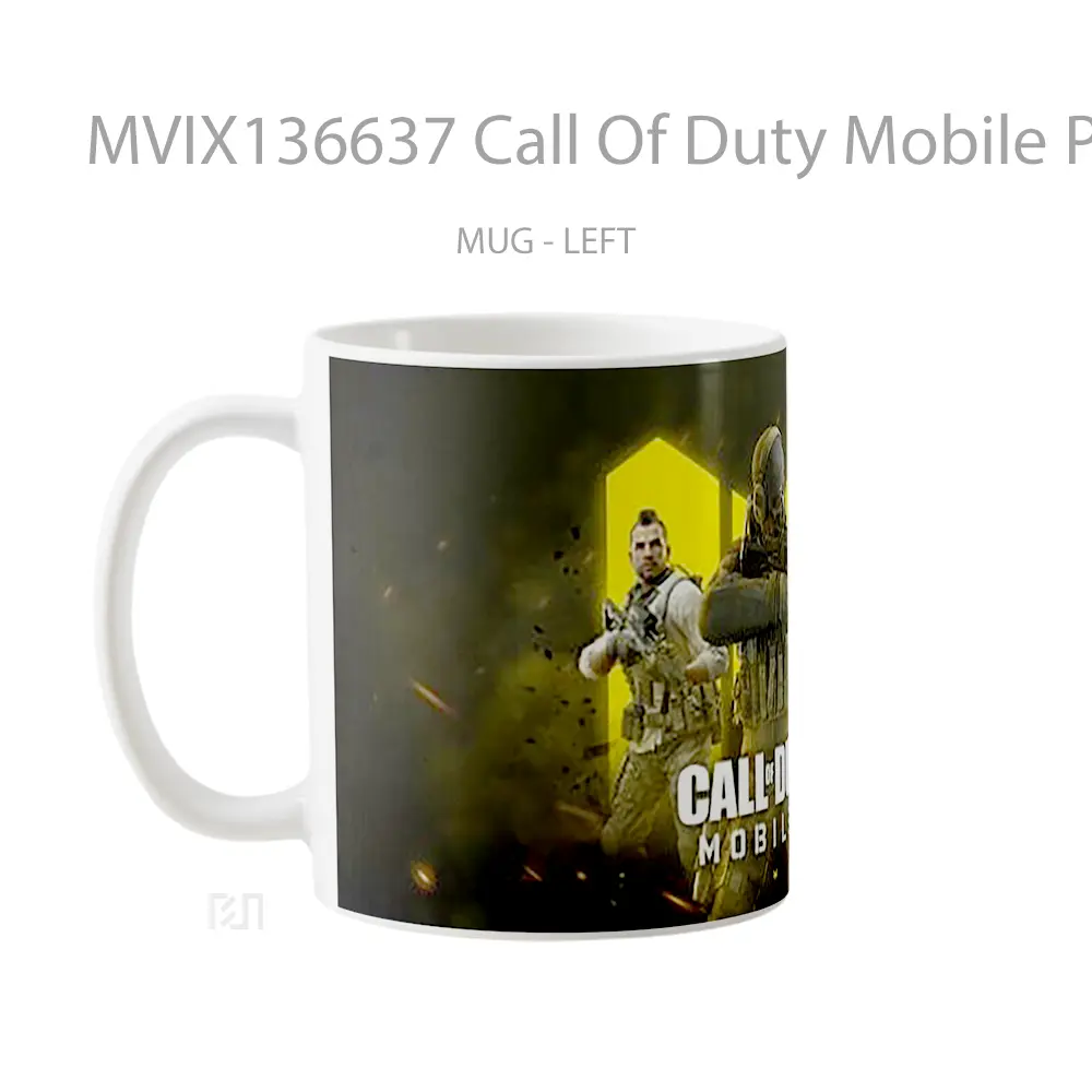 Mug Call Of Duty Mobile Poster Cangkir Gamer - All-side / Desain