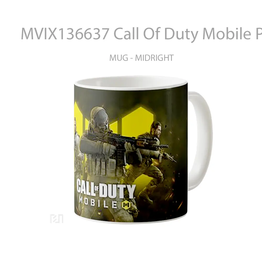 Mug Call Of Duty Mobile Poster Cangkir Gamer - All-side / Desain