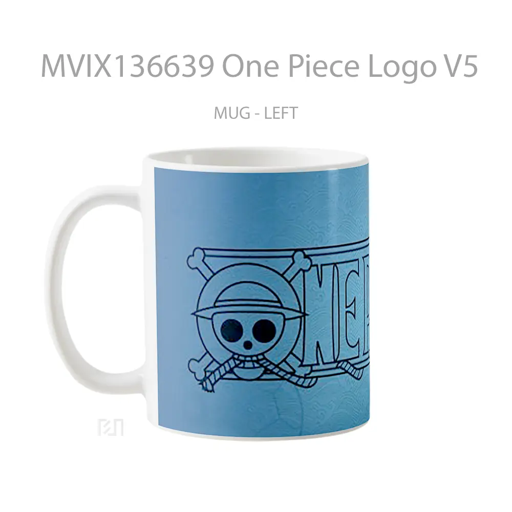 Mug One Piece Logo V5 Cangkir Anime - All-side / Desain