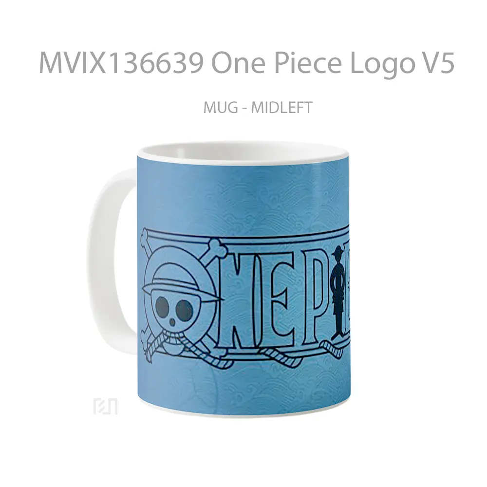 Mug One Piece Logo V5 Cangkir Anime - All-side / Desain