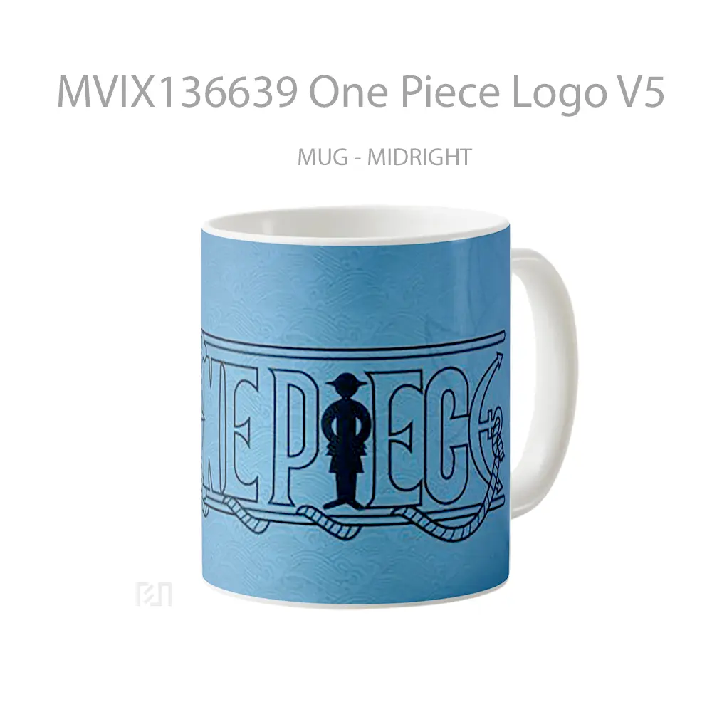 Mug One Piece Logo V5 Cangkir Anime - All-side / Desain