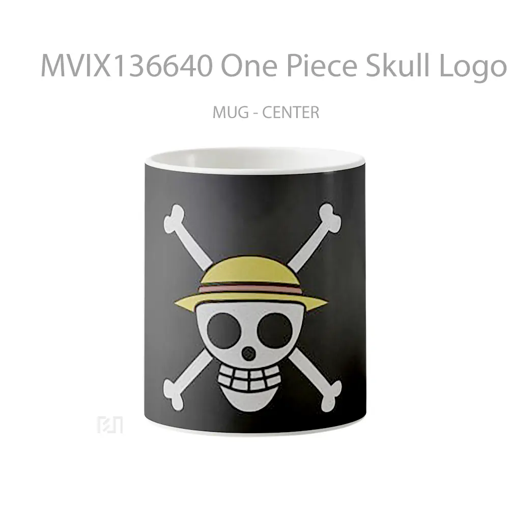 Mug One Piece Skull Logo Cangkir Anime