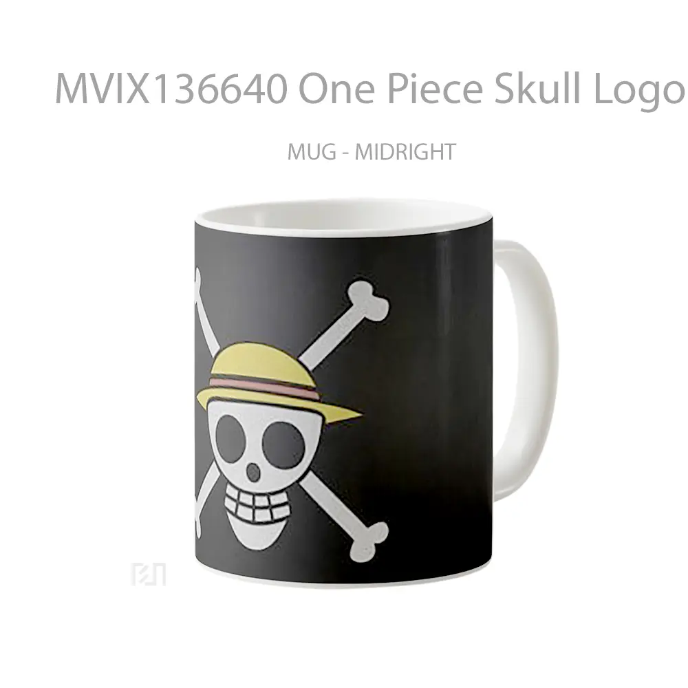 Mug One Piece Skull Logo Cangkir Anime - All-side / Desain