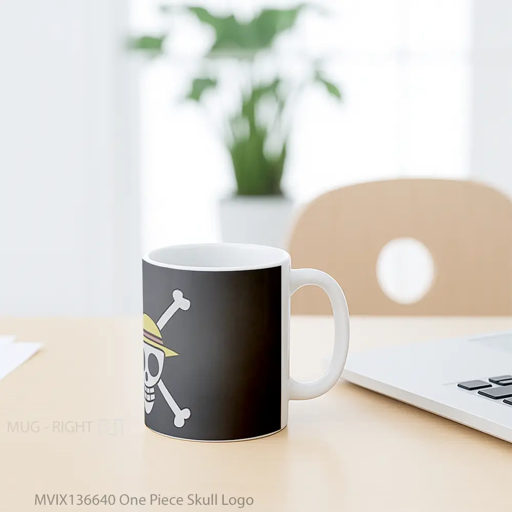 Mug One Piece Skull Logo Cangkir Anime - All-side / Desain