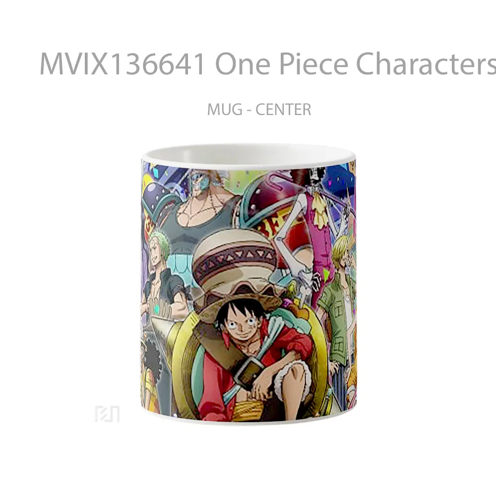 Mug One Piece Characters V6 Cangkir Anime