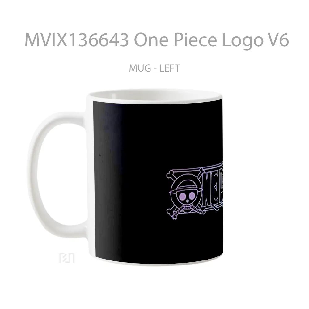 Mug One Piece Logo V6 Cangkir Anime - All-side / Desain