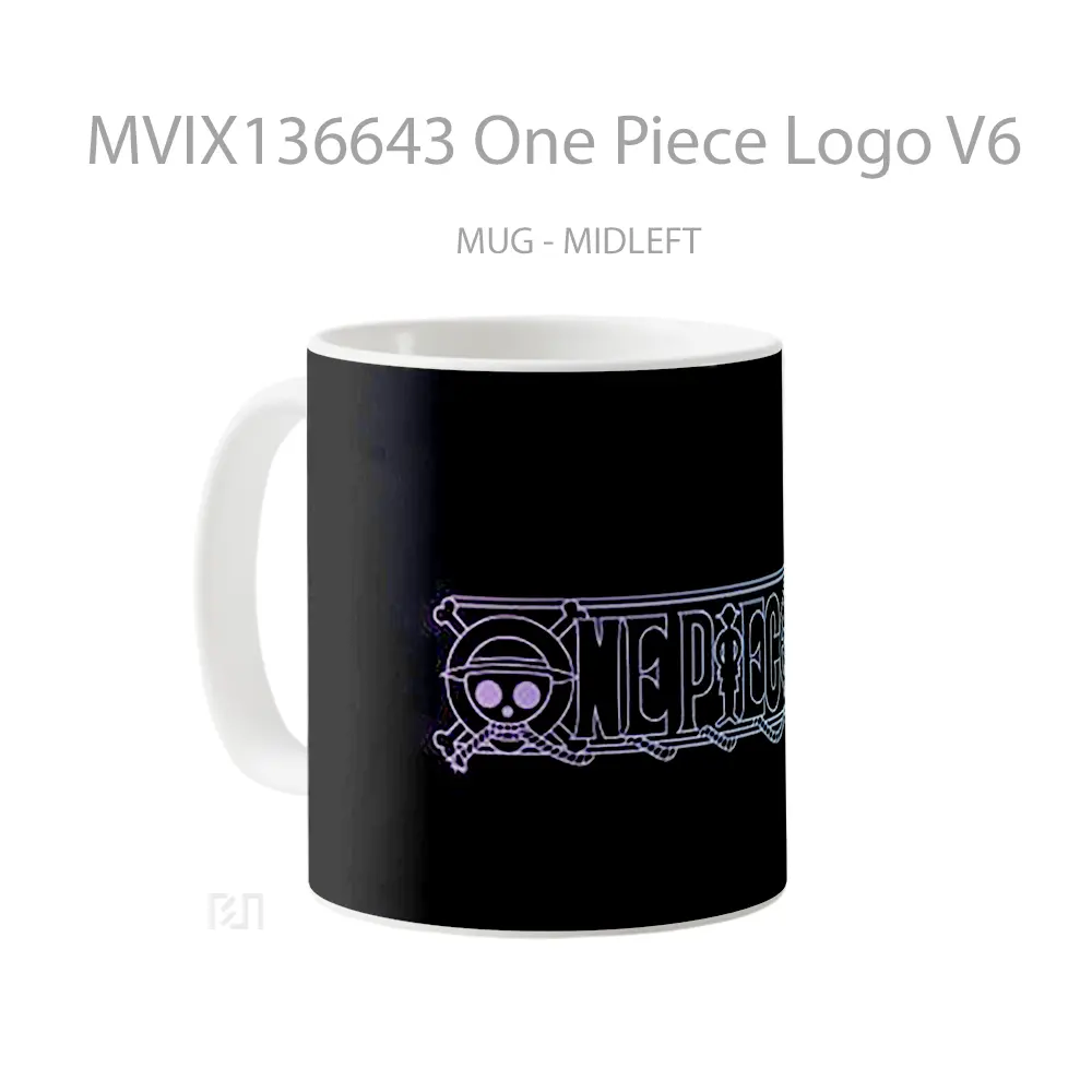 Mug One Piece Logo V6 Cangkir Anime - All-side / Desain