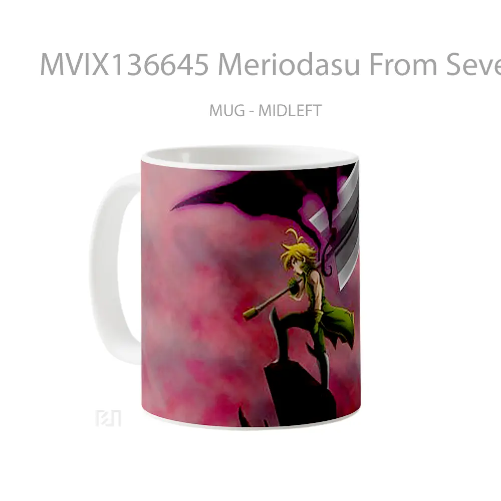 Mug Meriodasu From Seven Deadly Sins V1 Gelas Keramik Unik - All-side / Desain