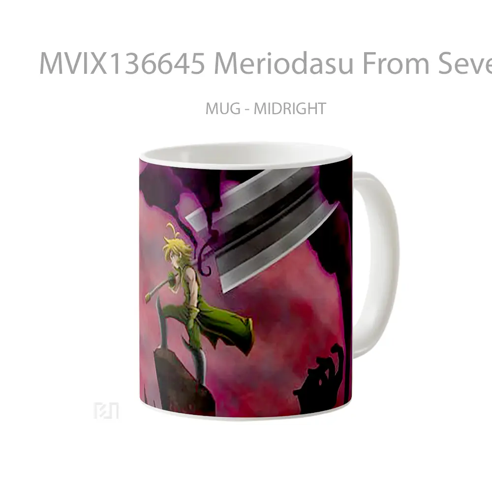 Mug Meriodasu From Seven Deadly Sins V1 Gelas Keramik Unik - All-side / Desain