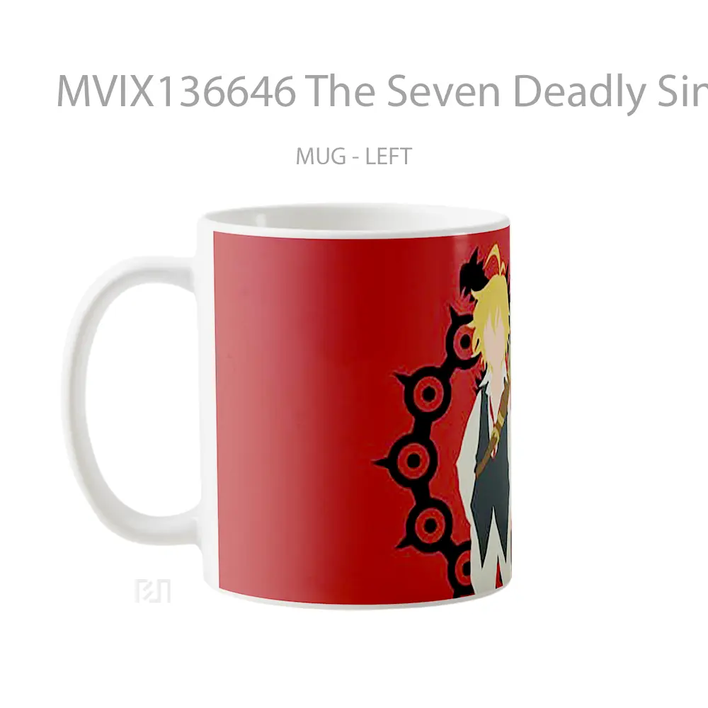 Mug The Seven Deadly Sins Artworks Gelas Keramik Unik - All-side / Desain