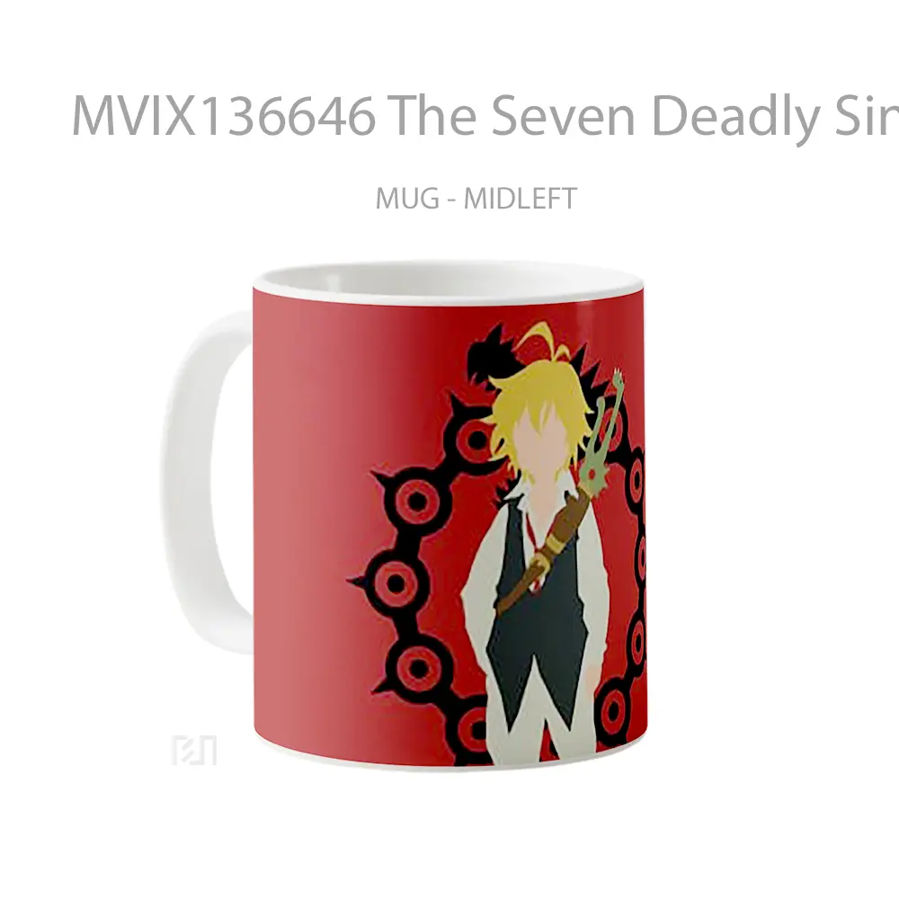 Mug The Seven Deadly Sins Artworks Gelas Keramik Unik - All-side / Desain