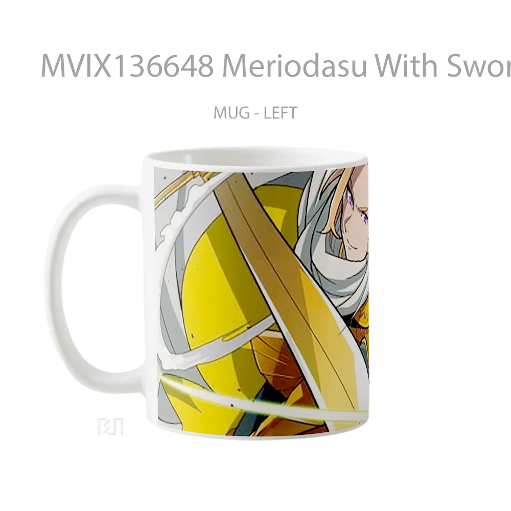 Mug Meriodasu With Sword From The Seven Deadly Sins Gelas Keramik Unik - All-side / Desain