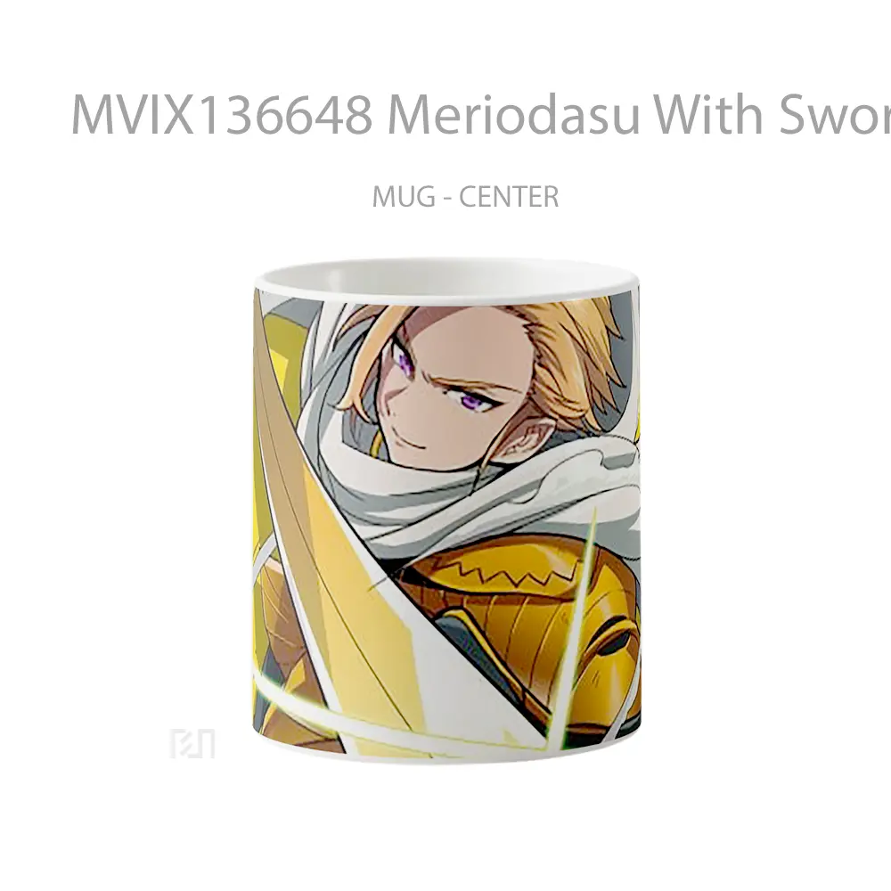 Mug Meriodasu With Sword From The Seven Deadly Sins Gelas Keramik Unik