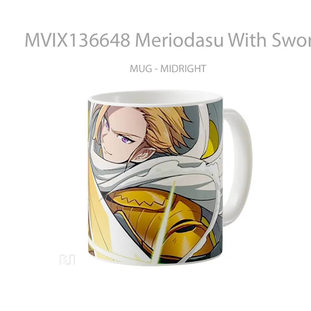 Mug Meriodasu With Sword From The Seven Deadly Sins Gelas Keramik Unik - All-side / Desain