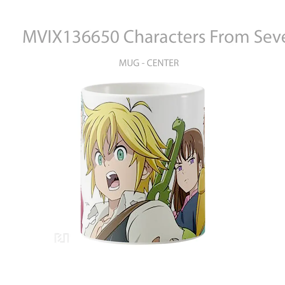 Mug Characters From Seven Deadly Sins V1 Gelas Keramik Unik