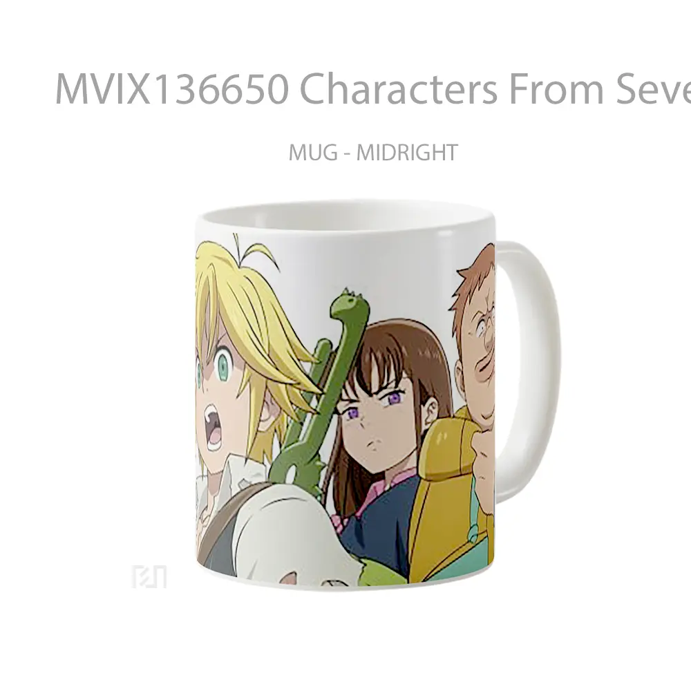 Mug Characters From Seven Deadly Sins V1 Gelas Keramik Unik - All-side / Desain