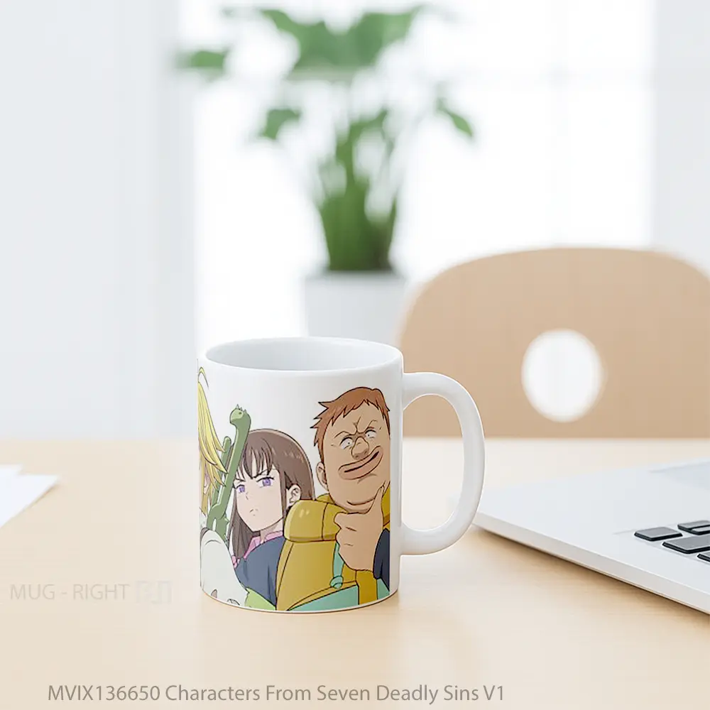 Mug Characters From Seven Deadly Sins V1 Gelas Keramik Unik - All-side / Desain