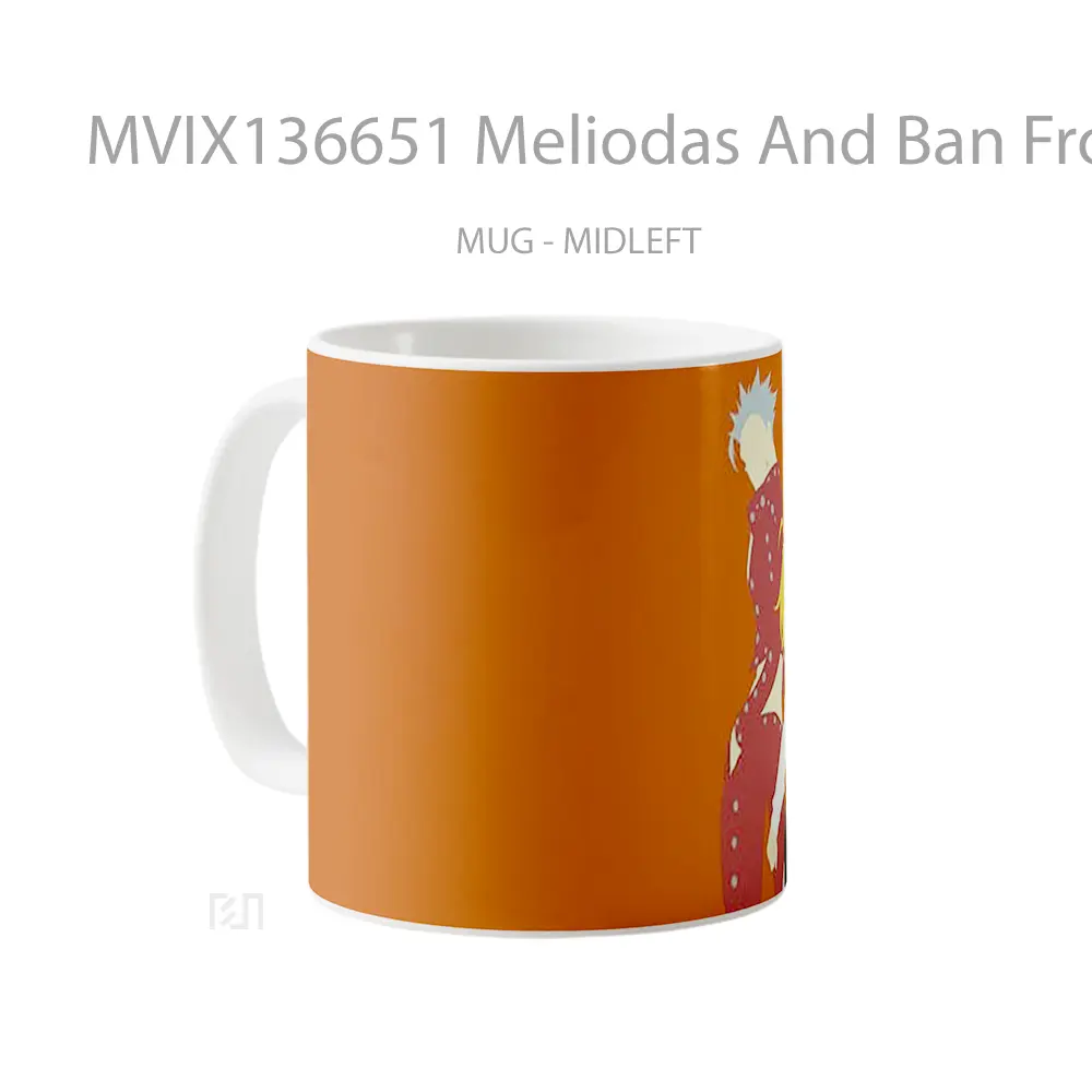 Mug Meliodas And Ban From Seven Deadly Sins Gelas Keramik Unik - All-side / Desain