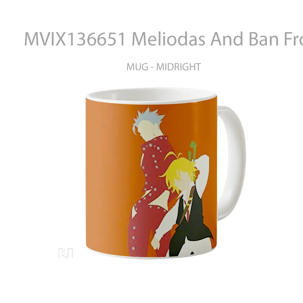 Mug Meliodas And Ban From Seven Deadly Sins Gelas Keramik Unik - All-side / Desain