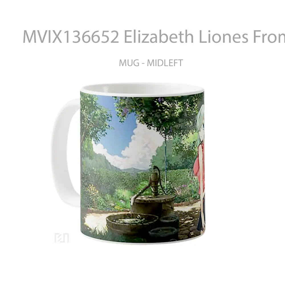 Mug Elizabeth Liones From Seven Deadly Sins Gelas Keramik Unik - All-side / Desain