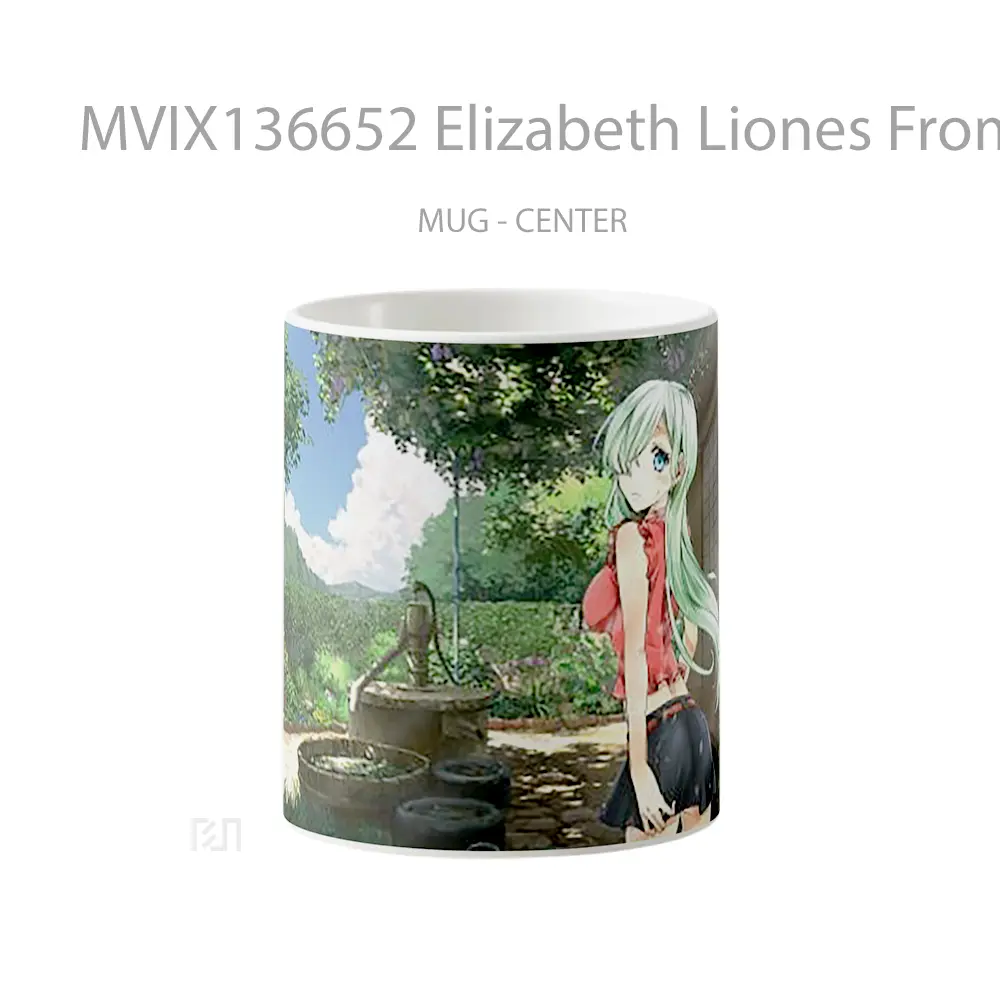 Mug Elizabeth Liones From Seven Deadly Sins Gelas Keramik Unik