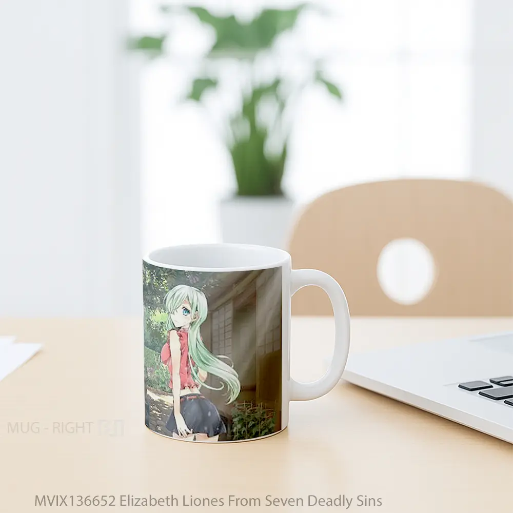 Mug Elizabeth Liones From Seven Deadly Sins Gelas Keramik Unik - All-side / Desain
