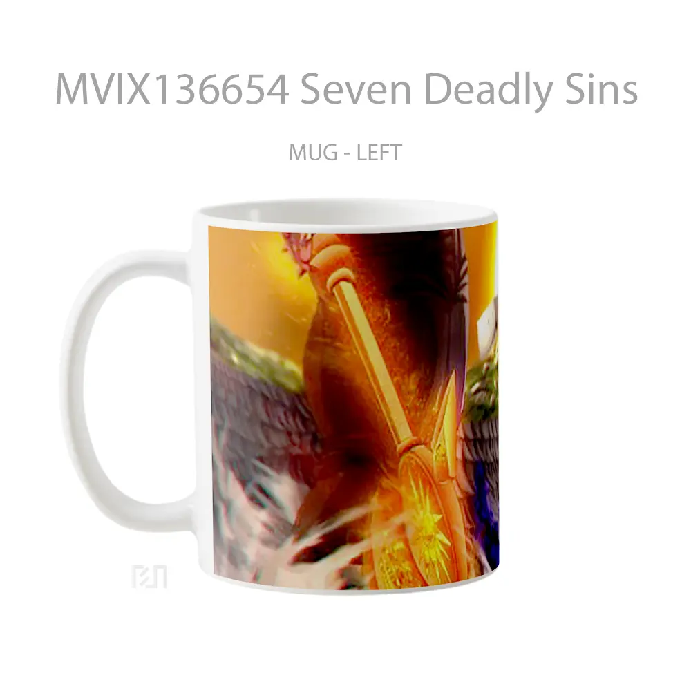 Mug Seven Deadly Sins Gelas Keramik Unik - All-side / Desain