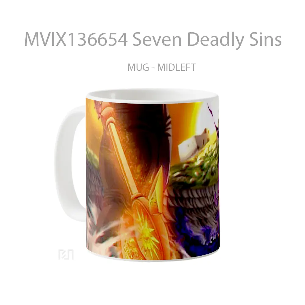 Mug Seven Deadly Sins Gelas Keramik Unik - All-side / Desain