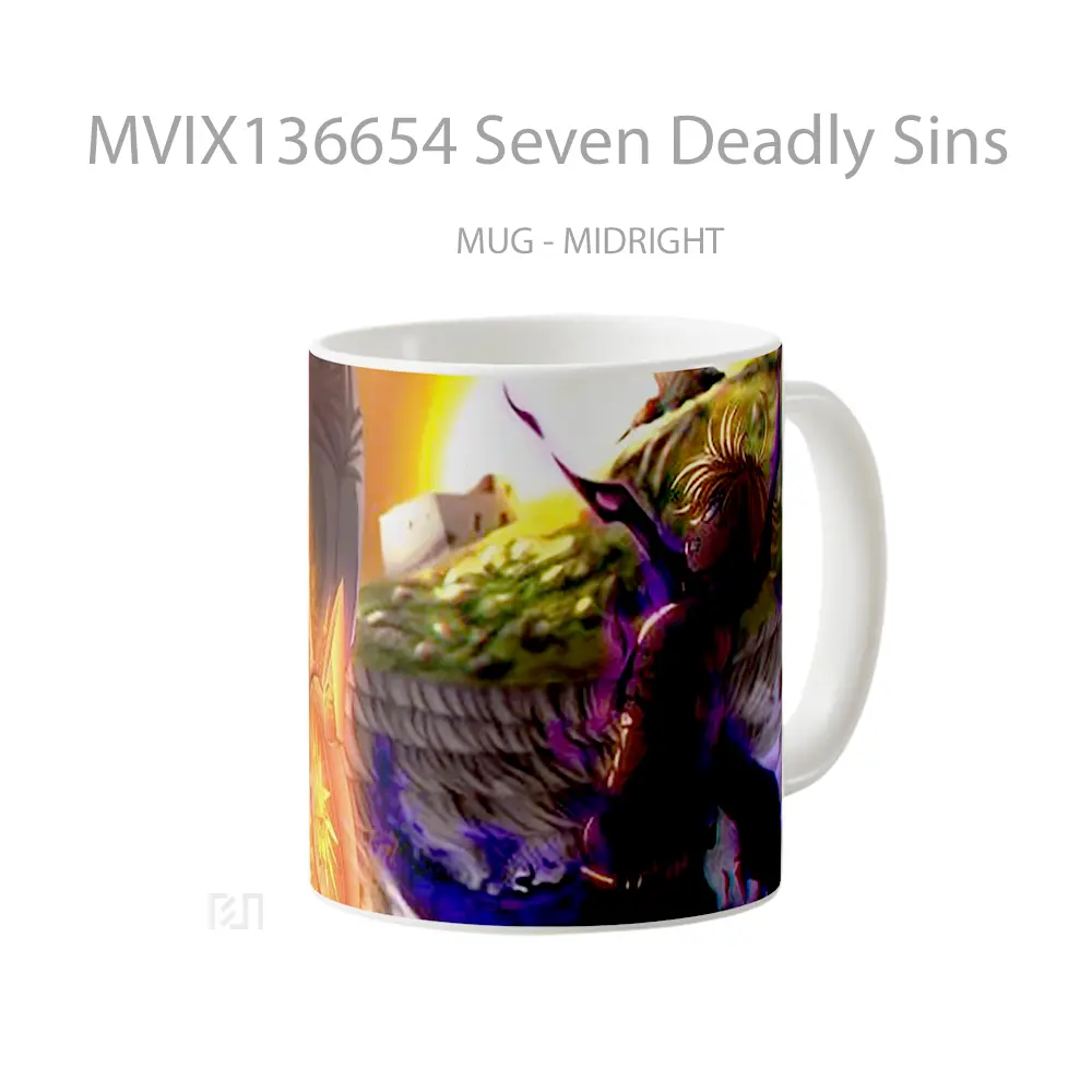 Mug Seven Deadly Sins Gelas Keramik Unik - All-side / Desain