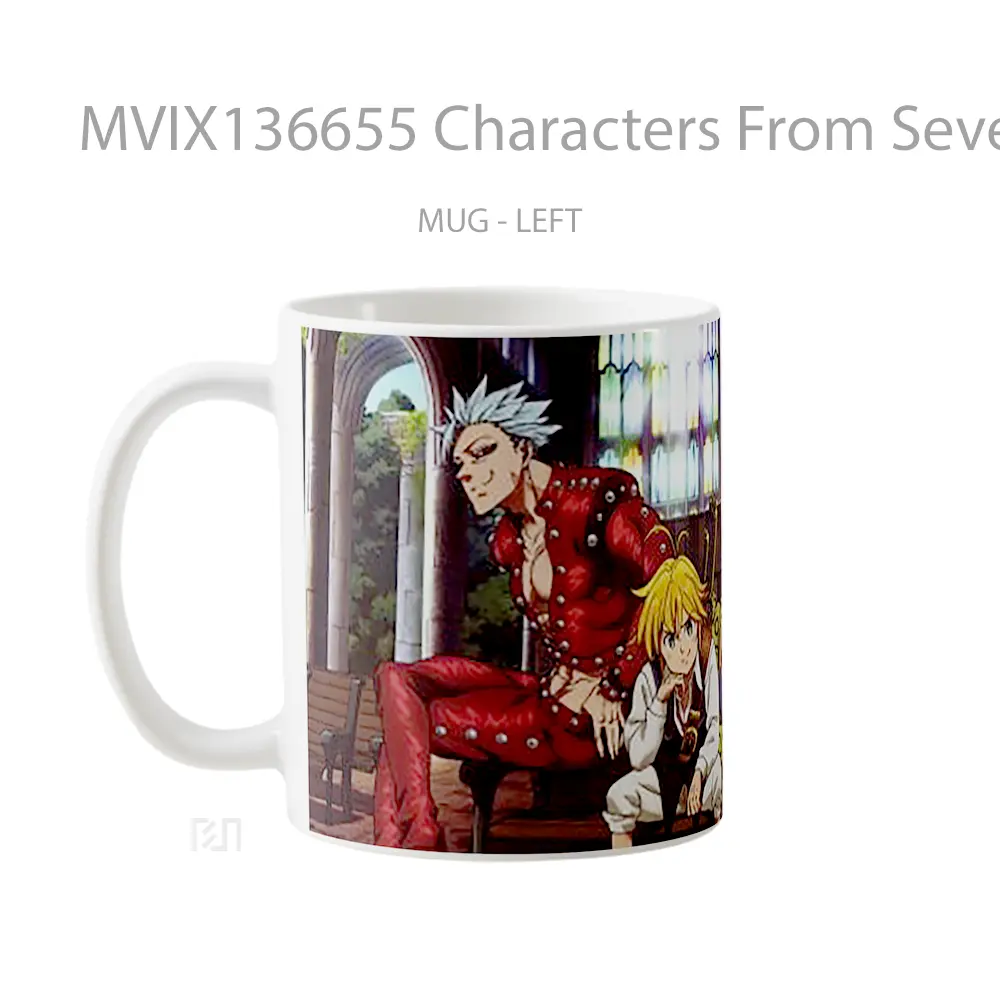Mug Characters From Seven Deadly Sins V2 Gelas Keramik Unik - All-side / Desain