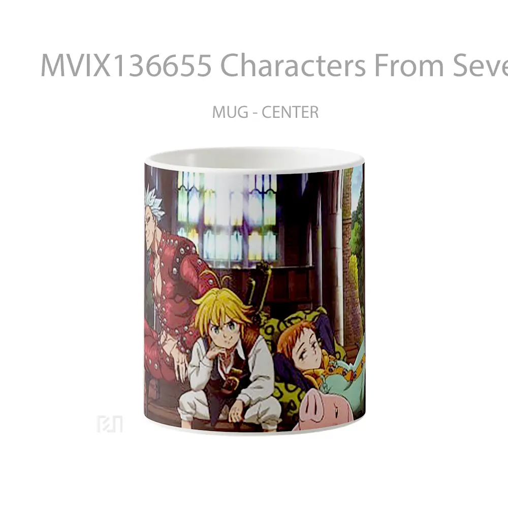 Mug Characters From Seven Deadly Sins V2 Gelas Keramik Unik