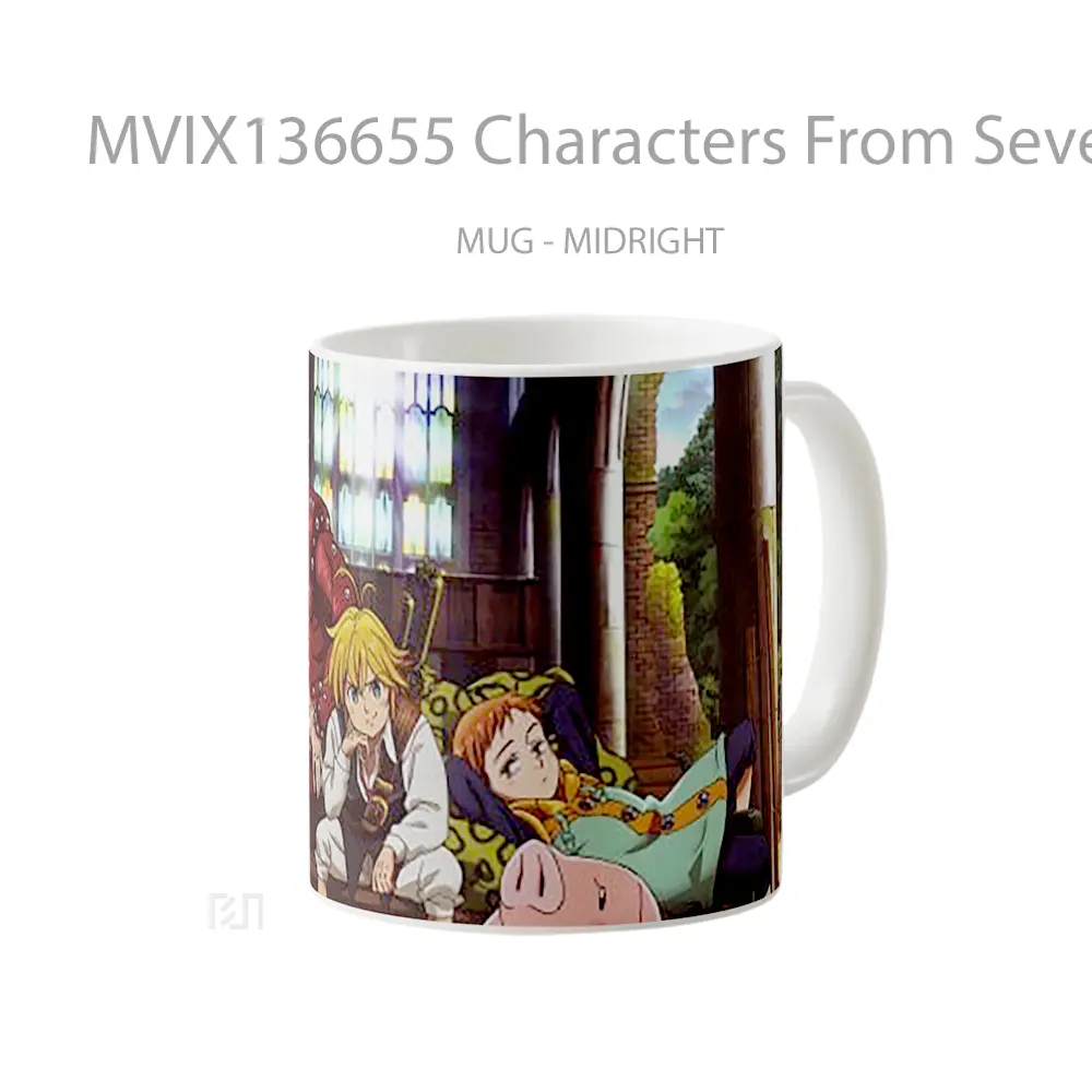 Mug Characters From Seven Deadly Sins V2 Gelas Keramik Unik - All-side / Desain