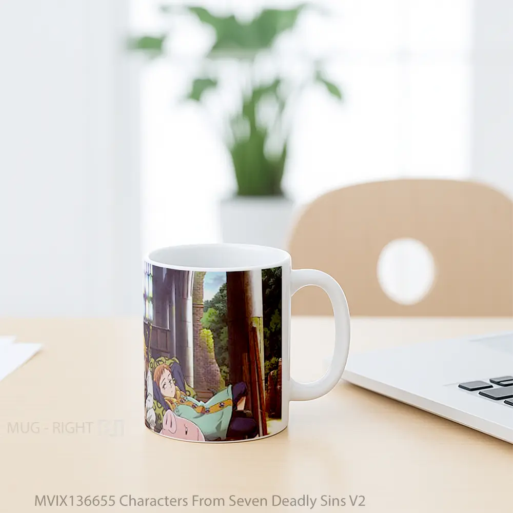 Mug Characters From Seven Deadly Sins V2 Gelas Keramik Unik - All-side / Desain