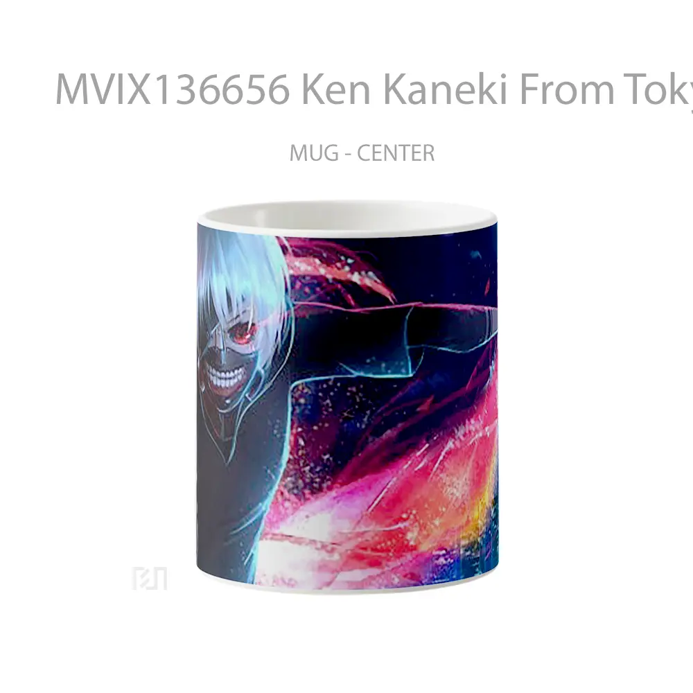 Mug Ken Kaneki From Tokyo Ghoul V1 Cangkir Anime