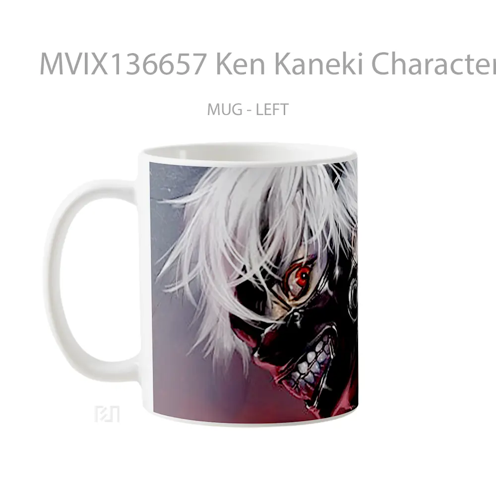 Mug Ken Kaneki Character From Tokyo Ghoul Cangkir Anime - All-side / Desain