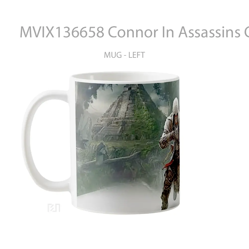 Mug Connor In Assassins Creed 3 Cangkir Gamer - All-side / Desain