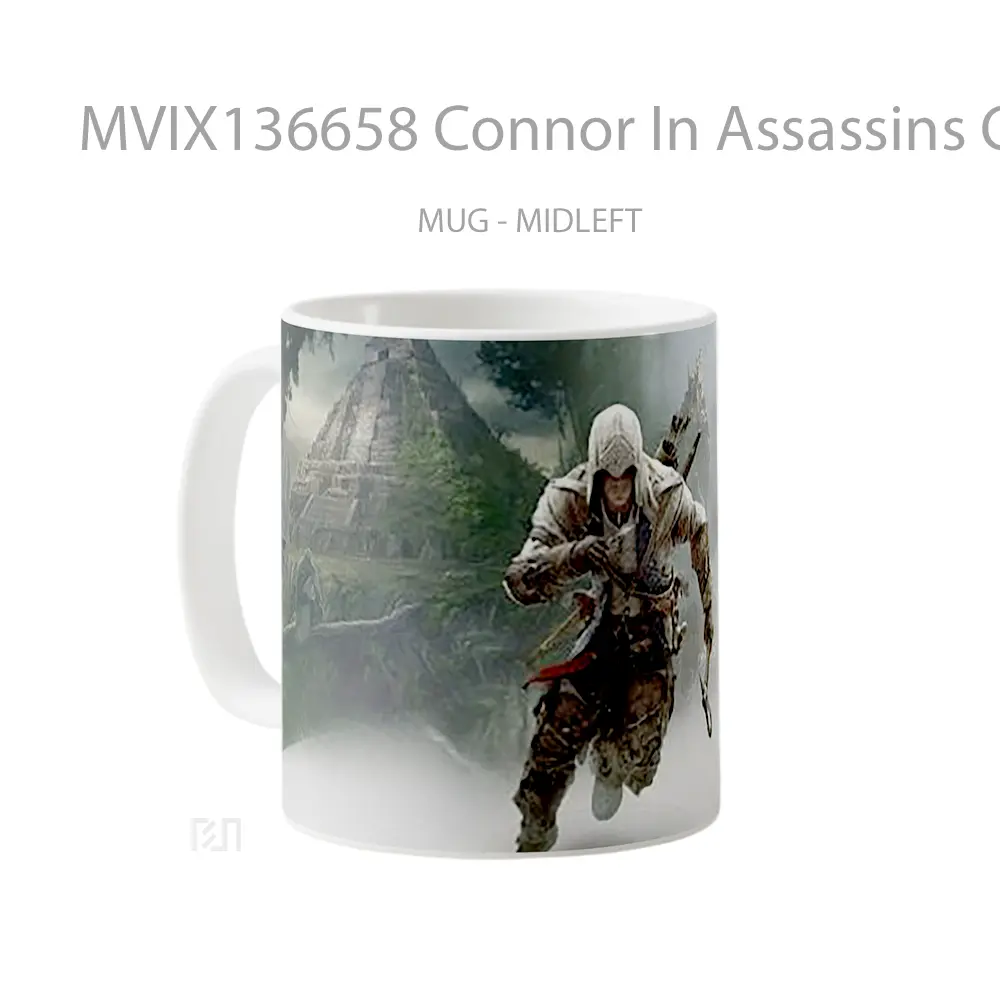 Mug Connor In Assassins Creed 3 Cangkir Gamer - All-side / Desain