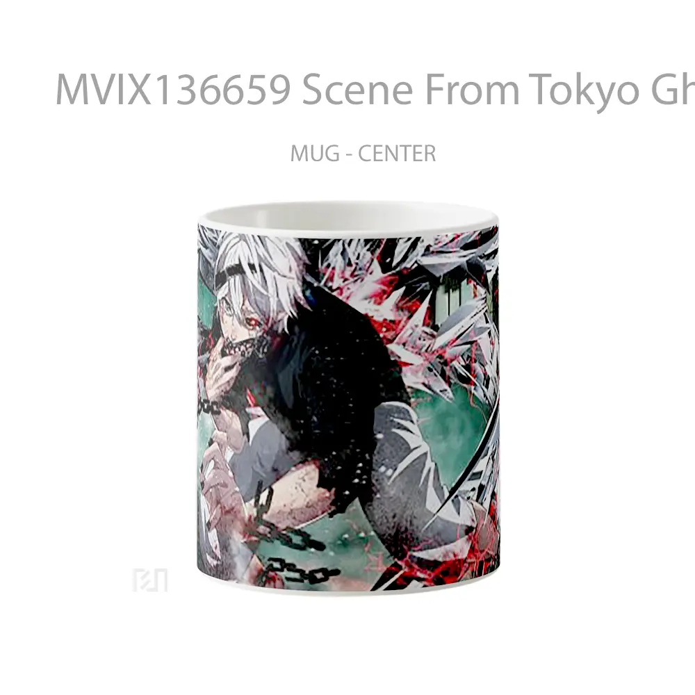 Mug Scene From Tokyo Ghoul Cangkir Anime