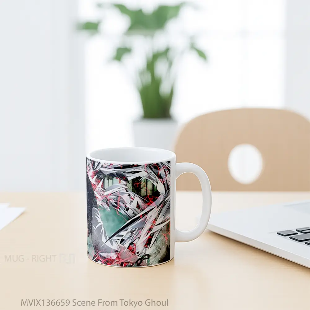 Mug Scene From Tokyo Ghoul Cangkir Anime - All-side / Desain
