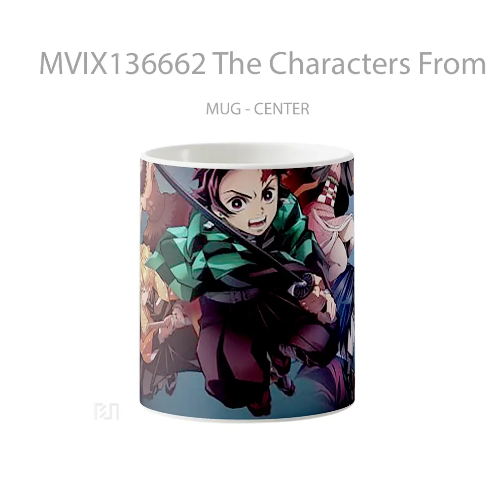 Mug The Characters From Demon Slayer Kimetsu No Yaiba Cangkir Anime