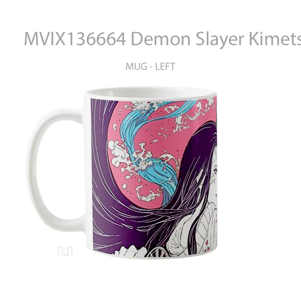 Mug Demon Slayer Kimetsu No Yaiba Fanart Cangkir Anime - All-side / Desain