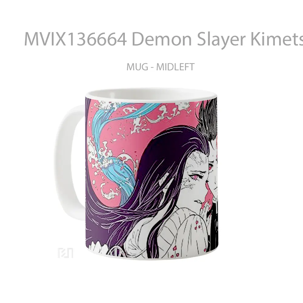Mug Demon Slayer Kimetsu No Yaiba Fanart Cangkir Anime - All-side / Desain