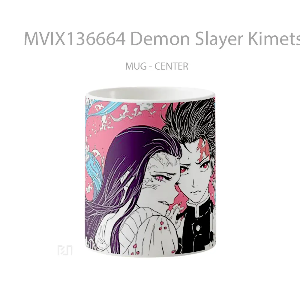 Mug Demon Slayer Kimetsu No Yaiba Fanart Cangkir Anime