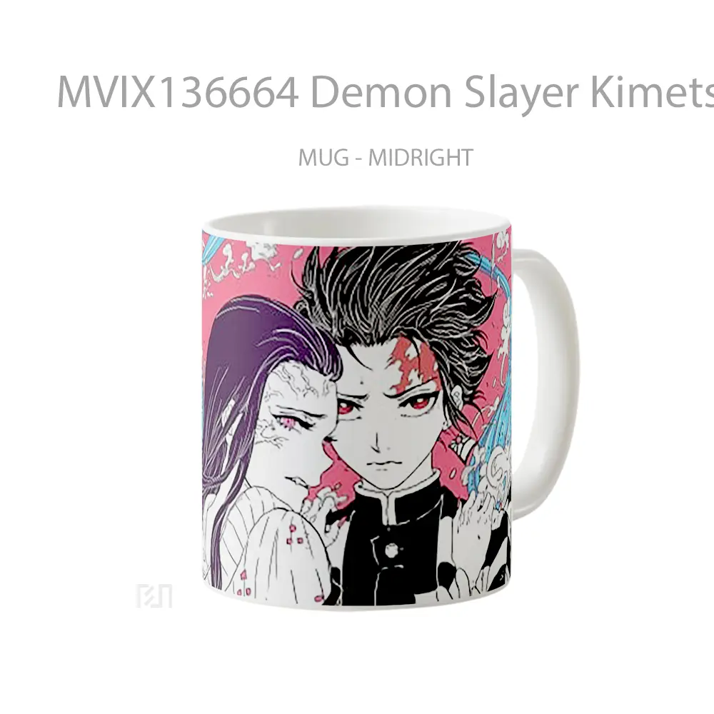 Mug Demon Slayer Kimetsu No Yaiba Fanart Cangkir Anime - All-side / Desain