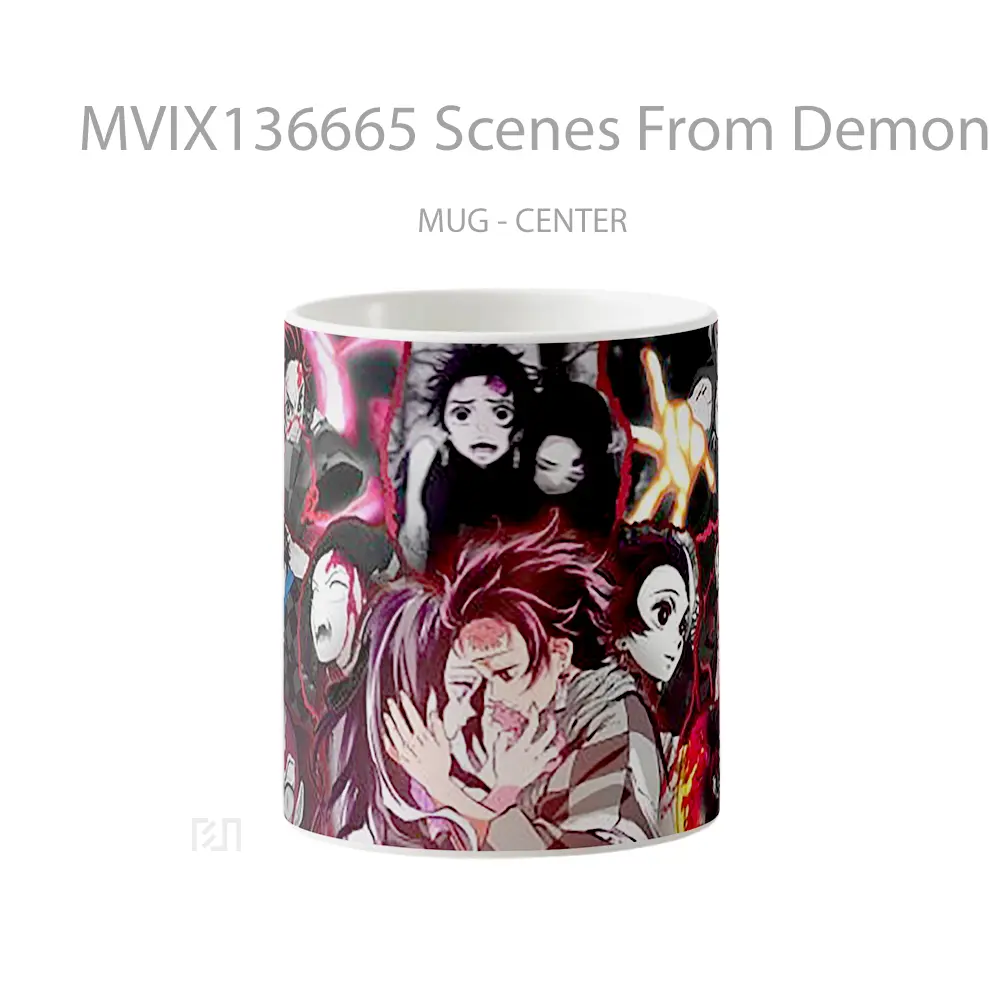 Mug Scenes From Demon Slayer Kimetsu No Yaiba Cangkir Anime