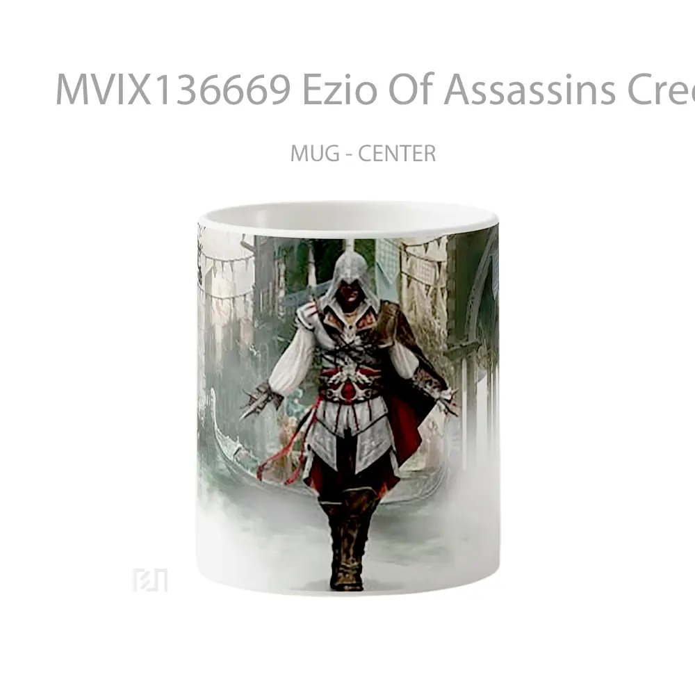 Mug Ezio Of Assassins Creed 2 Cangkir Gamer