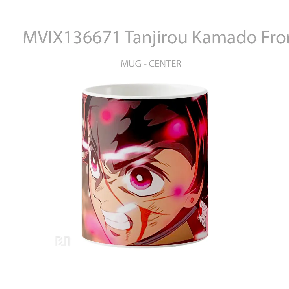 Mug Tanjirou Kamado From Demon Slayer V1 Cangkir Anime