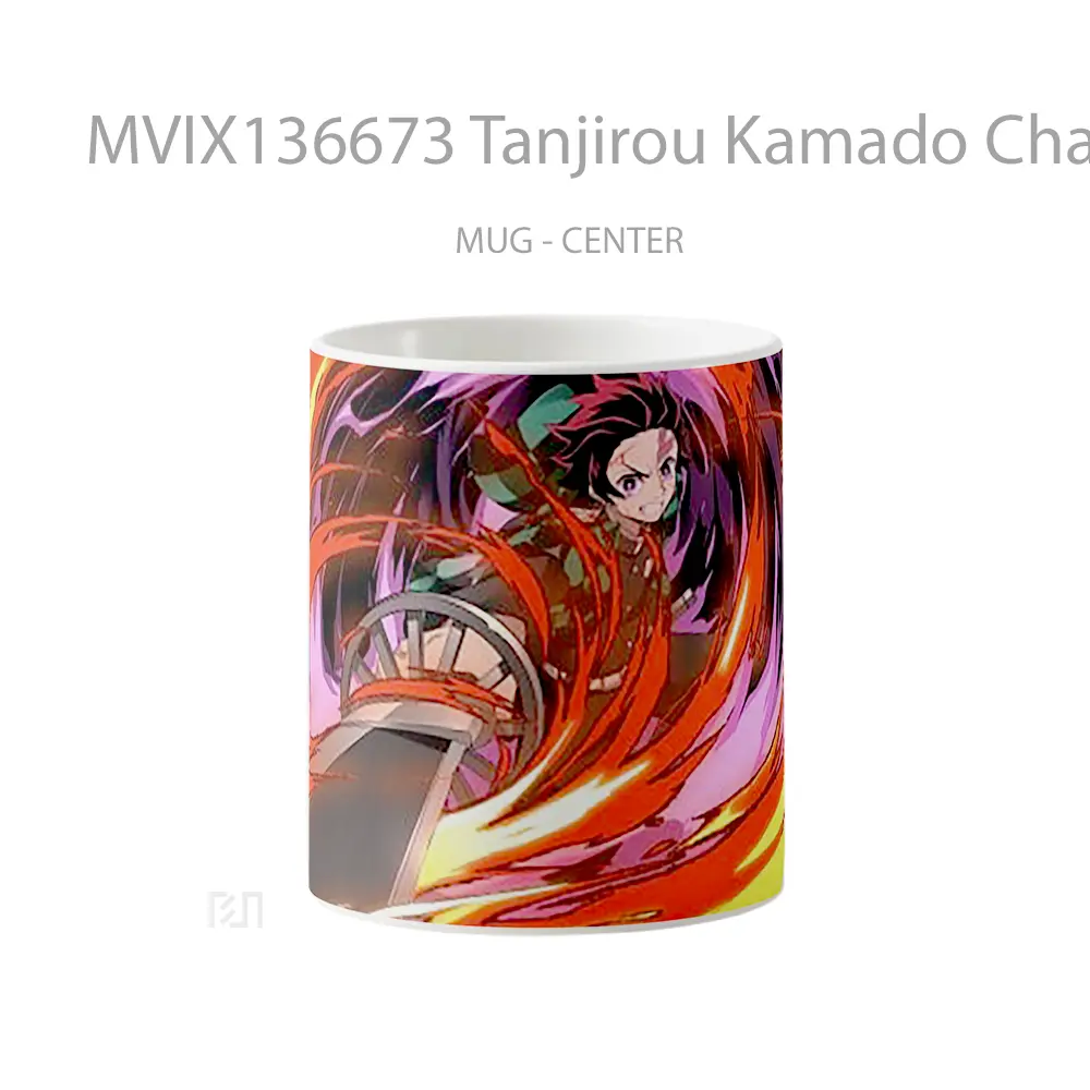 Mug Tanjirou Kamado Character From Demon Slayer V1 Cangkir Anime