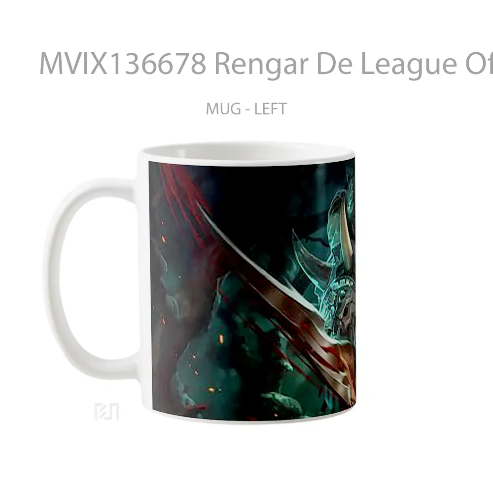 Mug Rengar De League Of Legends Cangkir Gamer - All-side / Desain
