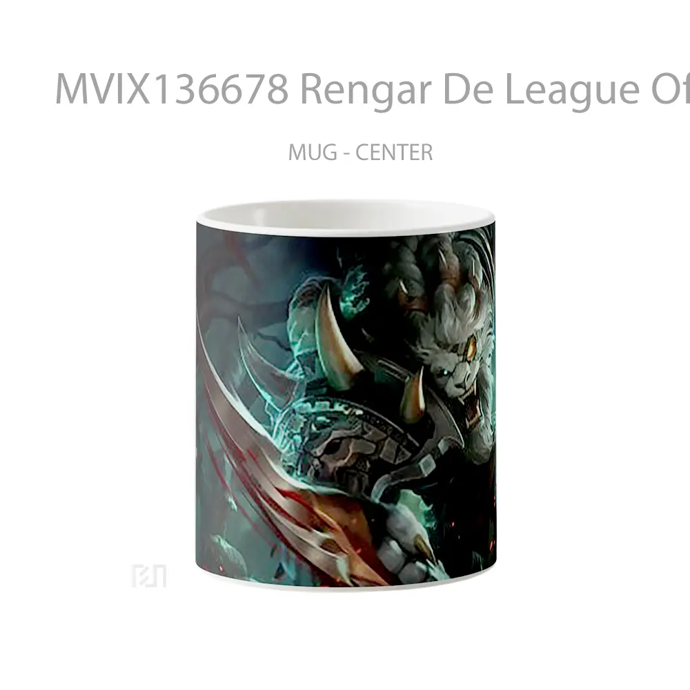 Mug Rengar De League Of Legends Cangkir Gamer